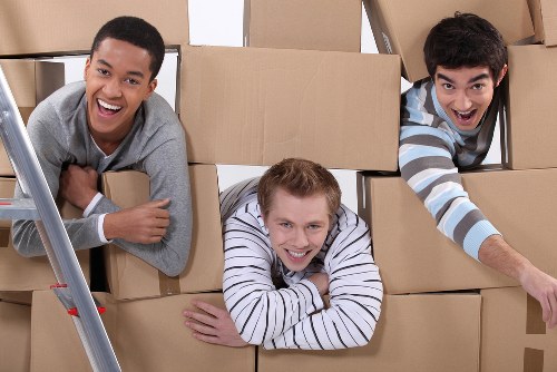 A professional man and van service transporting household items across Hammersmith