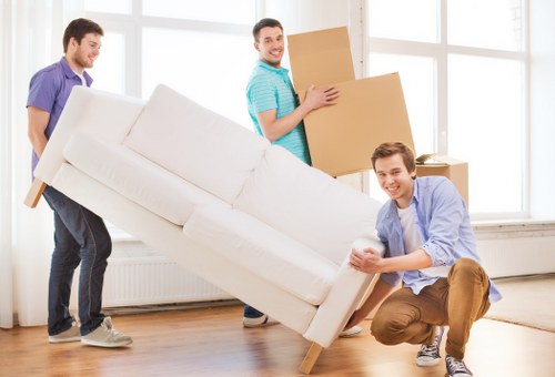 Local piano removal service planning access and loading for a Hammersmith move