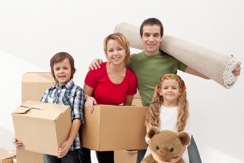 Professional team arranging same day removals for a flat in Hammersmith