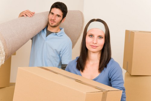 Busy Hammersmith street showing local moving challenges for student removals